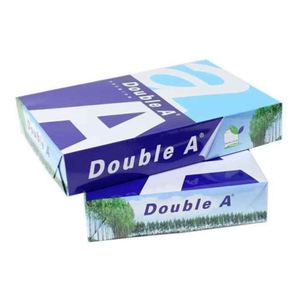 Papier copie A4 100% pâte de bois vierge 80g Blanc 102-104% Blanc naturel Haute performance Fournitures de papeterie de bureau - Product Image 1