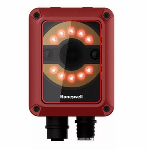 Lecteur de codes-barres industriel Honeywell CMOS filaire rouge fixe pour l'entreposage, la fabrication et le tri - Product Image 1