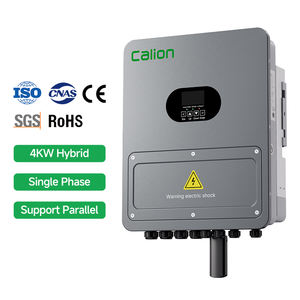 Convertisseur hybride solaire 4 kVA DC/AC 50/60 Hz, onde sinusoïdale pure, photovoltaïque, ensemble de convertisseur solaire 4 kW pour la maison - Product Image 1