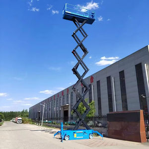 高品质环保零排放自走式紧凑型8米四轮剪式升降机 - Product Image 3