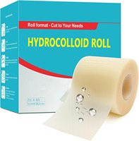 Rouleau d'hydrocolloïde médical imperméable, matière première pour pansements d'acné, de ampoules et de plaies, taille OEM, certifié CE/ISO, Classe I