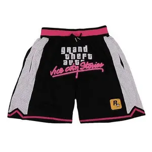 Drop Versand verfügbar benutzer definierte Shorts Männer Basketball schwarz Retro nur Don Basketball Shorts