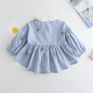 Camisas de Estilo Frock con Cuello de Colores y Rayas Verticales para Niños, de Proveedores Chinos - Product Image 2