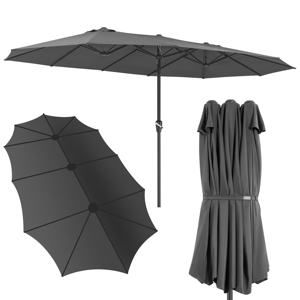 <span class=keywords><strong>Parasol</strong></span> de jardin à double auvent droit <span class=keywords><strong>anti</strong></span>-UV 2,4 m, imperméable, protection solaire, <span class=keywords><strong>parasol</strong></span> de patio - Product Image 6