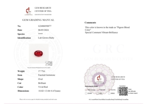 शीर्ष गुणवत्ता वाले जेम्स्टोन थेल और कट अंडाकार आकार प्रयोगशाला रूबी कबूतर रक्त लाल रूबी सिंथेटिक कोंडम - Product Image 6