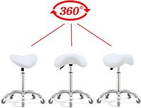 Tabouret Selle de Cheval Ergonomique Moderne et Réglable – Chaise Médicale pour Salle de Sport, Hôpital, Laboratoire, École, Atelier