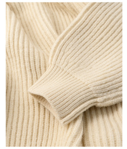 Penjualan laris sweter elegan bahu terbuka atasan rajut wanita longgar Pullover Solid grosir - Product Image 3