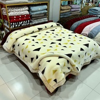 Großhandel warme Winter Nerz Überwurf decken für Bett dekorative Decke Strick decke