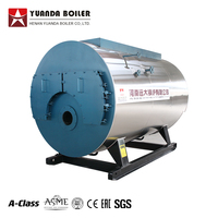 Caldera de Vapor Horizontal de Tubos de Fuego de 1 a 20 Toneladas con Certificación ASME PED CE EAC ISO de Yuanda