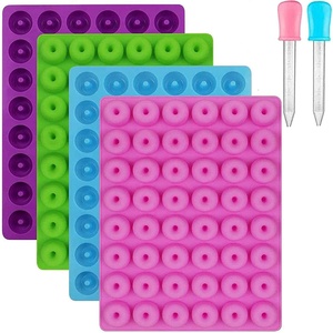 Moldes de dulce de azúcar, resistentes a altas temperaturas, moldes de silicona de grado alimenticio, utensilios para hornear rosquillas de amor de dibujos animados <span class=keywords><strong>caseros</strong></span> - Product Image 5