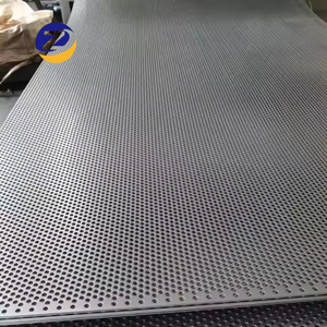 Tôle métallique perforée de haute qualité OEM, en acier allié SPCC, anti-rouille, surface huilée DOS, pour applications architecturales - Product Image 3