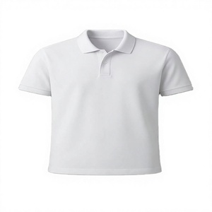 Chemise jaune à manches courtes pour homme avec poche poitrine, décontractée, en coton tricoté respirant, infroissable, couleur unie, logo frontal - Product Image 2