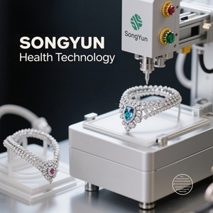 Anello di Lusso SONGYUN in Argento Sterling 925 con Diamante Moissanite, Anello da Cerimonia per Moglie, Placcato Oro 18K, Brevetto SYT, Anelli Raffinati - Product Image 4