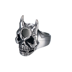 Wholesale New Arrivals Fashion Luxury Vintage Skull <b>Rings</b> <b>Men</b> <b>Man</b> Male Jewelry <b>Ring</b> Jewellery - Product Image 2