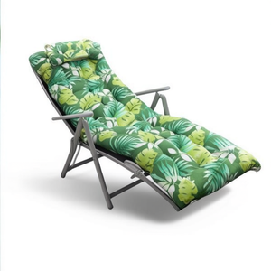 TUMBONA Tapis de plage rembourré en coton 55*174CM - 6 coussins et oreiller pour une relaxation confortable en plein air - Product Image 1