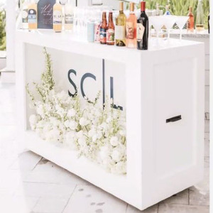 Muebles de Bar de Acrílico y <span class=keywords><strong>PVC</strong></span> Blanco Más Vendidos, <span class=keywords><strong>Mesa</strong></span> de Bar para Bodas, Banquetes, Recepciones, Fiestas y Eventos - Product Image 1