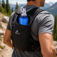 Gourde souple légère en TPU à boire directement, bouteille d'eau portable pour le sport, le camping et les voyages