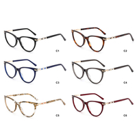 Lbashades 8031 Montures de lunettes rétro tendance, personnalisables avec logo, en acétate fait main, verres anti-lumière bleue, montures de créateur
