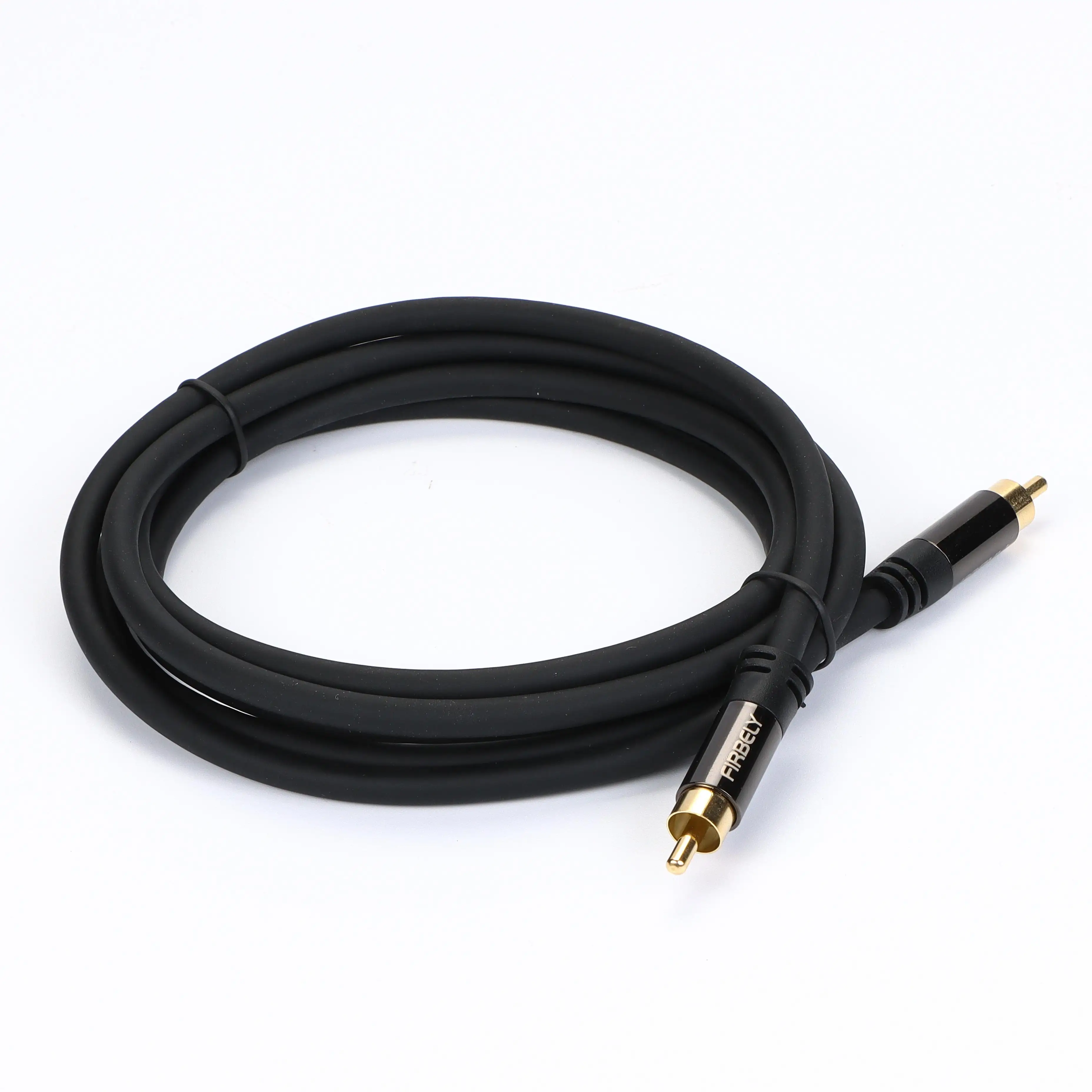 Professional Stereo Aux RCA Cable 24K Gold Plated Male Plug Speaker Audio Cable subwoofer cable