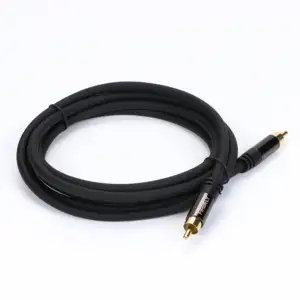Professional Stereo Aux RCA Cable 24K Gold Plated Male Plug Speaker Audio Cable Subwoofer Cable