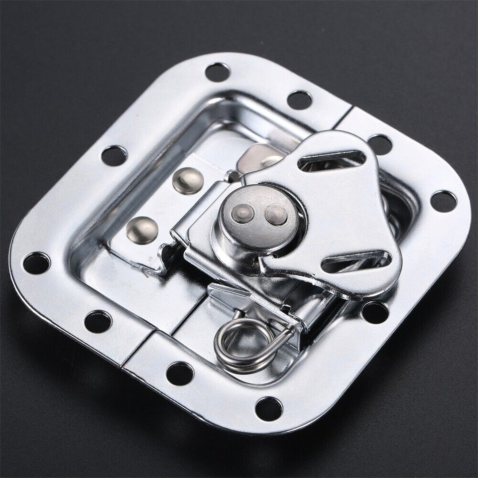 Professional Chrome Recessed Butterfly Latch Rack - Durable Flight Case