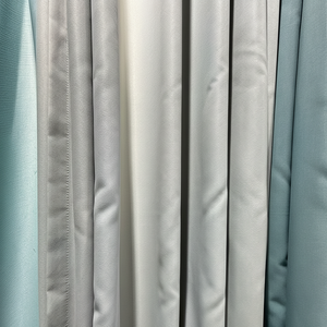 Cortinas opacas de lujo modernas para dormitorio, hogar y cafetería, estilo plisado con patrón sólido y bordado de hotel - Product Image 1