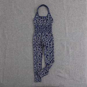 Viviblook Z0101JP Women <b>Leopard</b> <b>Print</b> Halter Sleeveless Tight One Piece <b>Jumpsuit</b> Yoga Sports Running <b>Jumpsuit</b> - Product Image 6