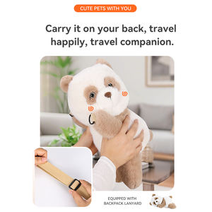 สร้างบริษัท Yue Ai Papa Panda eyeblink ตุ๊กตาของเล่นผ้ากำมะหยี่แบบครอสบอดี้<span class=keywords><strong>แพนด้า</strong></span>การ์ตูนอะนิเมชั่นตุ๊กตา - Product Image 4