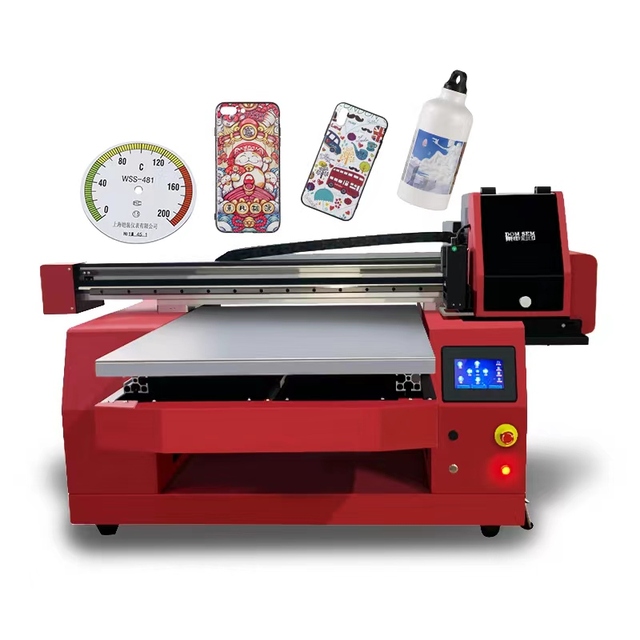 DOMSEM 5060 Mobile Phone Back Cover Case Printing Machine 5040 Flatbed UV Printer
