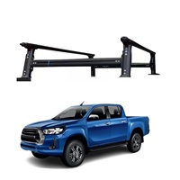 Barres de toit réglables en alliage d'aluminium 4x4 pour Hilux Double Cab 2015-2023