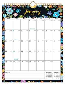 ปฏิทินผนังภาษาอังกฤษ 18 เดือน การนําเสนอรายละเดือน การนับถอยหลังและวันหยุด ที่เตือนกระดาษโน๊ตแพด วางแผน กระดาษโน๊ตแพด โฮมออฟฟิศ Deco - Product Image 5