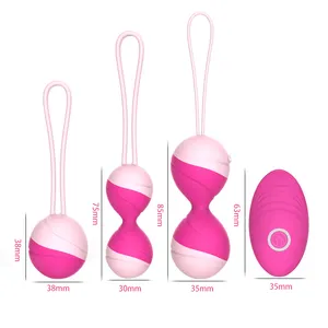 Kegel quả bóng rung rung trứng đồ chơi tình dục cho phụ nữ điều khiển từ xa âm đạo chặt chẽ tập thể dục Ben WA Geisha cơ bắp thu nhỏ đồ chơi tình dục