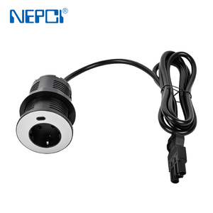 Prise de bureau compacte et peu encombrante de type E.U Pop-up Outlet avec connexion GST18, avec charge Type C 65W - Product Image 4