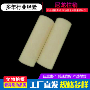 Nylon <b>Pin</b> Cylindrical Beige Plastic General Use Multiple Sizes - Product Image 4