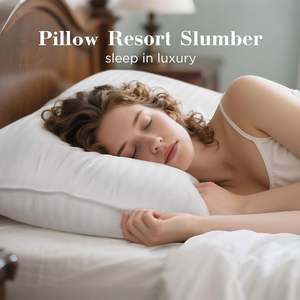 Lot de <span class=keywords><strong>2</strong></span> oreillers de lit de collection d'hôtels de luxe, alternative douce <span class=keywords><strong>pour</strong></span> les dormeurs latéraux du dos, soutien confortable du cou - Product Image 5