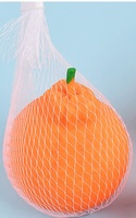Nouveau jouet moelleux en TPR orange géant pour soulager le stress, farces et décompression, design réaliste à rebond lent - Garçons et filles