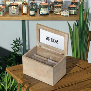 Boîte de paquet de <span class=keywords><strong>graines</strong></span> de jardinière d'herbes en bois boîte de jardinière en bois de ferme rectangulaire boîte de <span class=keywords><strong>graines</strong></span> en bois - Product Image 6