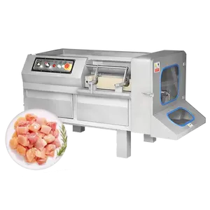 Commercial Lamb Beef Chicken Pork Frozen Poultry Meat Cube Dice Cutting Machine