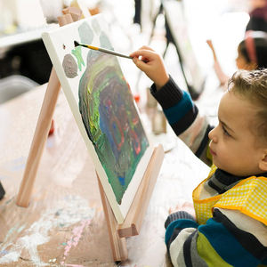 卸売カスタマイズミニ木製イーゼル木製イーゼルディスプレイスタンド子供用 - Product Image 5