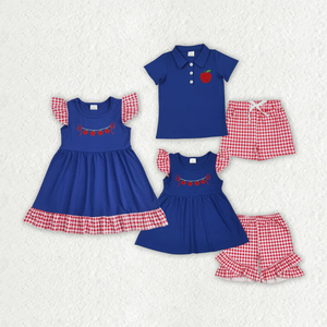 ชุดเสื้อผ้าสั้นลายดอกไม้สีสันสดใสสำหรับเด็กผู้หญิง - Product Image 4