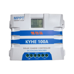 Contrôleur de <span class=keywords><strong>charge</strong></span> solaire MPPT avec entrée automatique à affichage numérique à tension réglable 30A-100A pour l'éclairage de la station domestique - Product Image 3