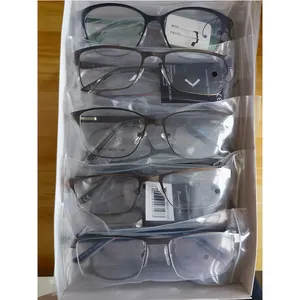 批发现成现货混合廉价眼镜架金属不锈钢光学镜架女男什锦金属光学眼镜