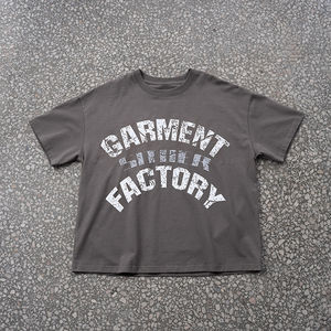 TKAN 53, venta al por mayor, camiseta con logotipo serigrafiado para hombre, Camiseta de algodón 100% de peso pesado de alta calidad, camiseta de talla grande para hombre - Product Image 2