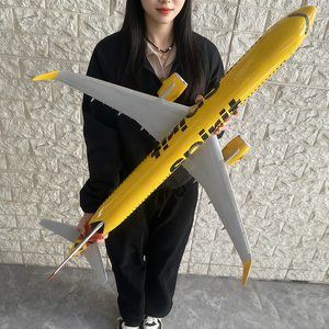 โมเดลเครื่องบินเรซิ่นขนาดใหญ่ 88 ซม. สเกล 1:50 ของสายการบินสปิริต รุ่น <span class=keywords><strong>A320neo</strong></span> - ของตกแต่ง - Product Image 1