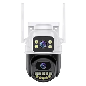 6mp Icsee Mini Wifi Buitenbeveiligingscamera Smart Ai Menselijke Detectie Binnennetwerkcamera Bewegingssensor Cloud Cmos-Technologie