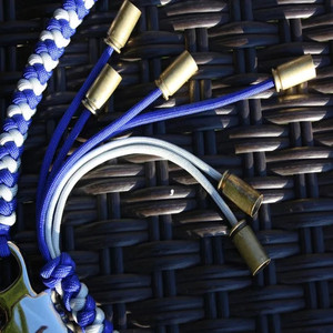 Fantastischer 18/34 Zoll Reitgerte aus flexiblem Paracord mit Schnappverschluss und Streifen – Motorrad- und Fahrrad-<span class=keywords><strong>Whip</strong></span> für Pferde - Product Image 6