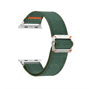 Bracelet de montre en nylon réfléchissant King Kong avec bouton coulissant pour <span class=keywords><strong>Apple</strong></span> <span class=keywords><strong>Watch</strong></span> 9, 10, S11 et IWatch Ultra - Product Image 5