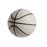 Ballon de basket silencieux en mousse PU, toucher doux, ballon de basket silencieux pour l'entraînement en salle