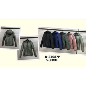 Fornitore all'ingrosso zanna di marca lunghi piumini invernali cappotti in pelliccia sintetica modello tinta unita decorazioni in pelle di pecora modello 23087P - Product Image 1