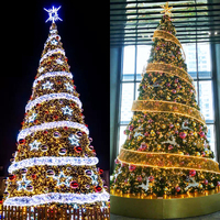 Árbol de Navidad Súper Grande, de Grado Comercial, Directo de Fábrica, para Decoración Navideña